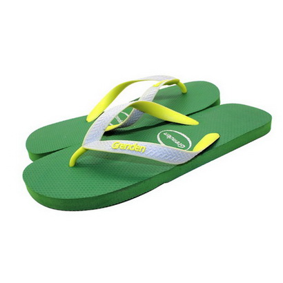 Rubber sole flip flops